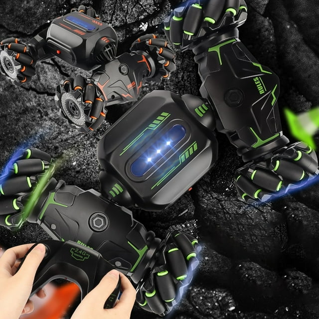 Sentmoon Voitures Rc pour Garçons de 8 à 12 Ans Voiture Télécommandée 2,4 g Voiture de Cascade et de Dérive Voiture Rc-country Télécommandée Voiture d'Escalade Jouets pour Enfants, Jouets pour Garçons et Filles Cadeaux d'Anniversaire