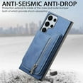 thumbnail image 3 of 2-In-1 Magnetic Zipper Wallet Case With Card Slots For Samsung Galaxy S24,iPhone 16, 3 of 5