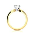 thumbnail image 2 of SuperJeweler 1 1/2 Carat Moissanite Solitaire Engagement Ring in 14 Karat Yellow Gold, 2 of 5