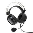 thumbnail image 5 of Auriculares de examen Auriculares de examen de computadora con reducción de ruido montados en la cabeza USB con tarjeta de sonido, 5 of 5