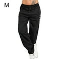thumbnail image 2 of Sonducket Pantalones Pantalones deportivos sueltos Pierna recta Pantalones deportivos sueltos Pantalones de chándal casuales para mujer Prendas para la parte inferior del cuerpo negro METRO Sonducket AP002164-18, 2 of 6