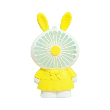 

Gogusuu Fan for Bedroom，Small Fan，Fans that Blow Cold Air Clearance Sales Today Deals Prime Rabbit Portable Desktop Handheld Light Usb Charging Outdoor Fan