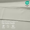 thumbnail image 5 of Casa Platino Queen Bed Set – 450 Thread Count 100% Cotton Cooling Sheets, Long-Staple Cotton, Naturally Breathable, Hotel Sateen Finish, Restful Sleep – Moonstruck, 5 of 8