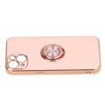 thumbnail image 3 of 13 Funda Para Teléfono Móvil Para 13 Con Soporte De Anillo Chapado En Brillo De Oro Rosa Funda Protectora De Teléfono TPU Flexible Ultrafina, 3 of 7