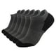 thumbnail image 1 of Calcetines Prolriy para hombre, bajos, con amortiguación, para correr, corte atlético, transpirables, 6 pares, calcetines tobilleros para hombre y mujer, calcetines deportivos para hombre, gris, 1 of 8