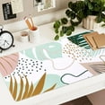 thumbnail image 6 of Desk Matt, Gaming Mouse Pad Large, XXL Desk Pad Mat with Stitched Edges, Non-Slip Base Mousepad, Keyboard Mat for Office Computer Desktop Laptop School Writing, Boho Tropical Green Leaves, 6 of 6