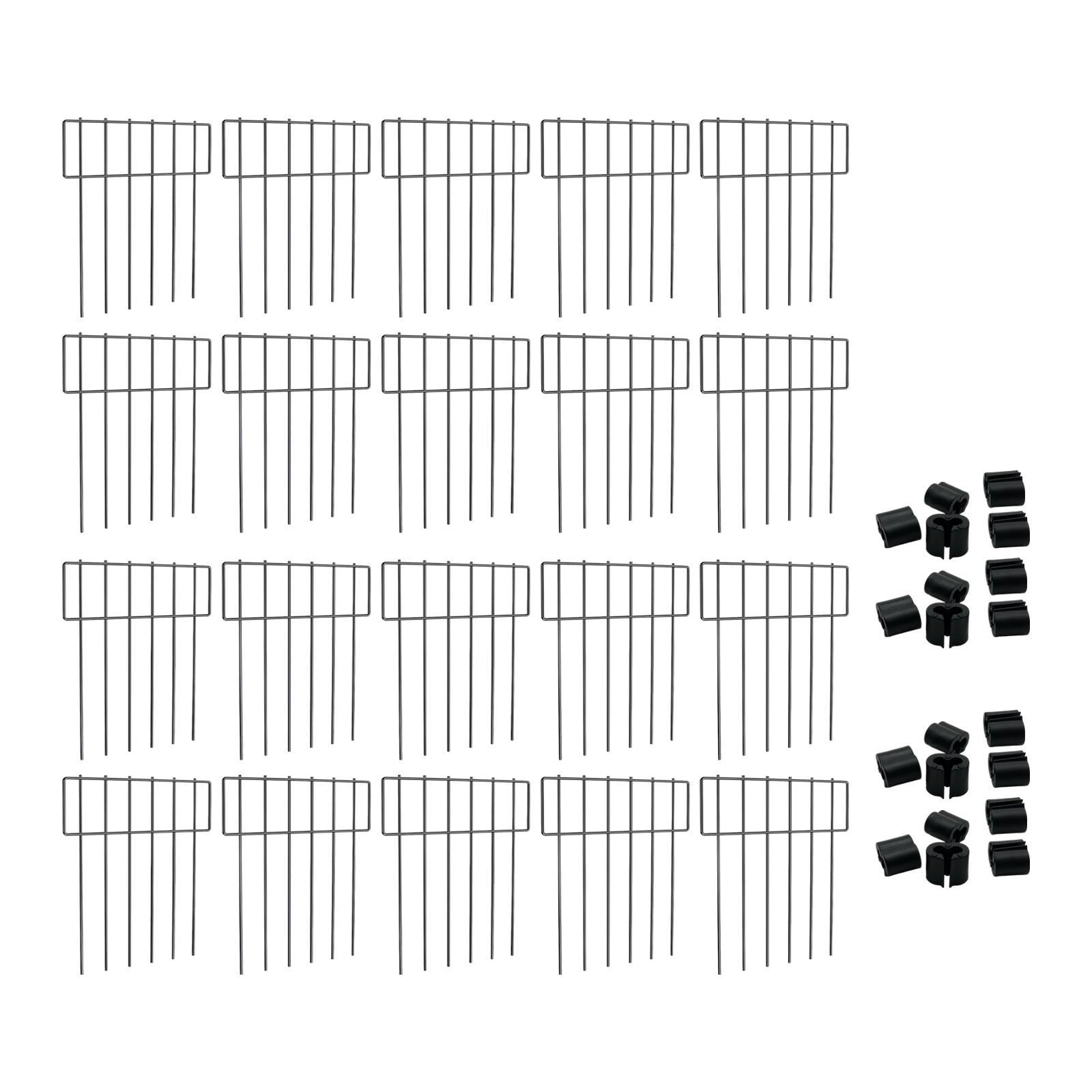 Aymzbd 10Pcs Decorative Garden Fence Panels Fence Border Home Park Patio Outdoor Animal