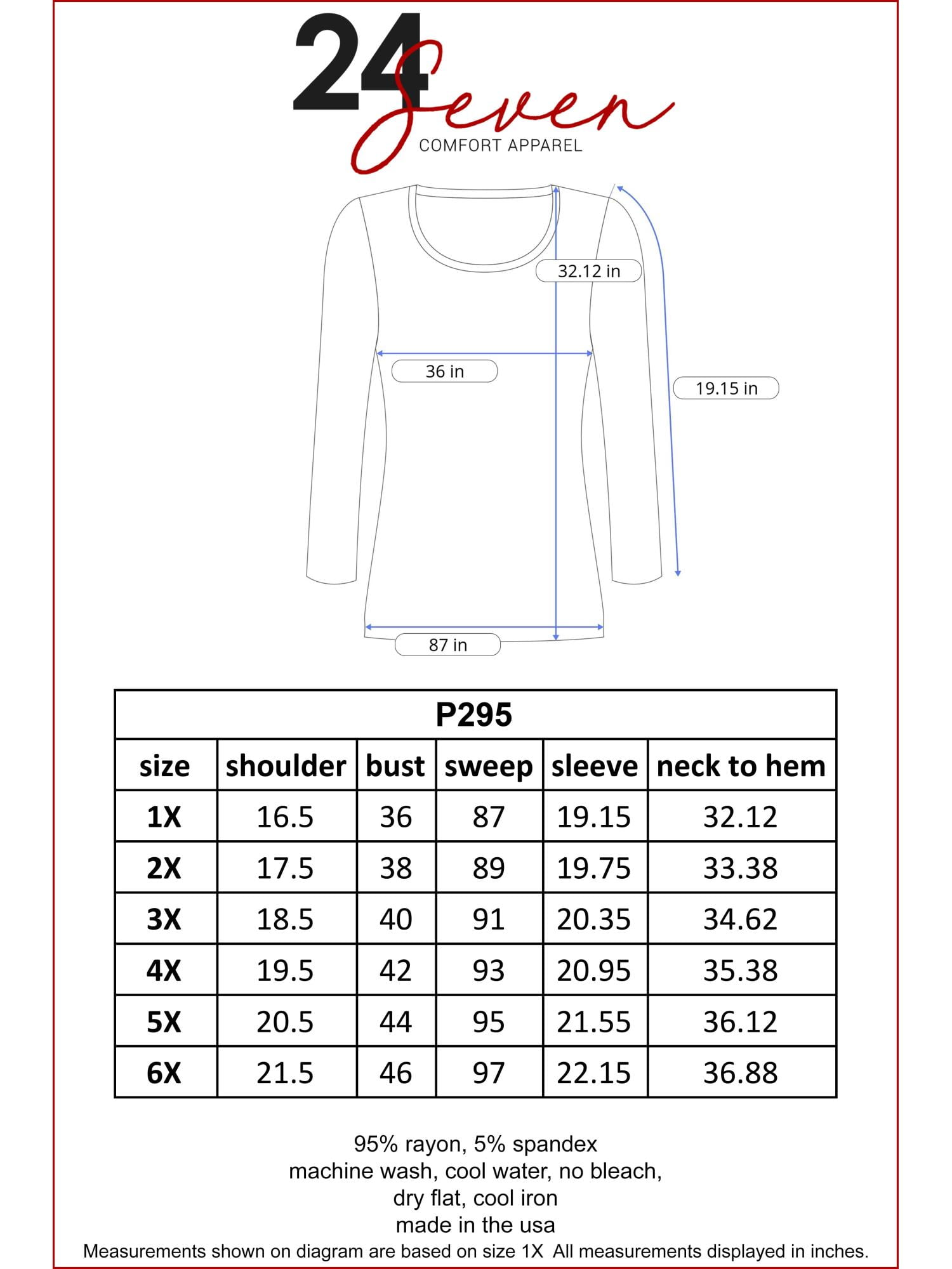 24seven Comfort Apparel Plus Size Three Quarter Sleeve V-Neck Tunic Top