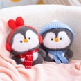 thumbnail image 4 of Cute Baby Penguin Stuffed Animal ,8.7'' Soft Plush Penguin Realistic Animal Pillow Toy Birthday Gift, 4 of 5