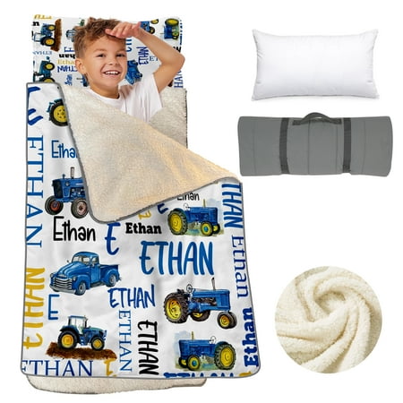 Nap Mat with Blanket for Toddlers Personalized Name Sleeping Bag for Preschool and Travel Nap Mat with Blanket for Toddlers Personalized Name Sleeping Bag for Preschool and Travel
