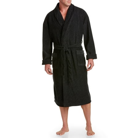Big And Tall Plaid Robe - Men's Big & Tall Harbor Bay Fleece Robe