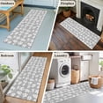 thumbnail image 5 of 2'x6' Rug Runners for Hallways Kitchen, Gray Leaves Non Slip Entryway Beside Floor Carpet Runner, Vintage Farmhouse Pastoral Aesthetic Plants Washable Laundry Room Bedroom Throw Rugs Mat, 5 of 8