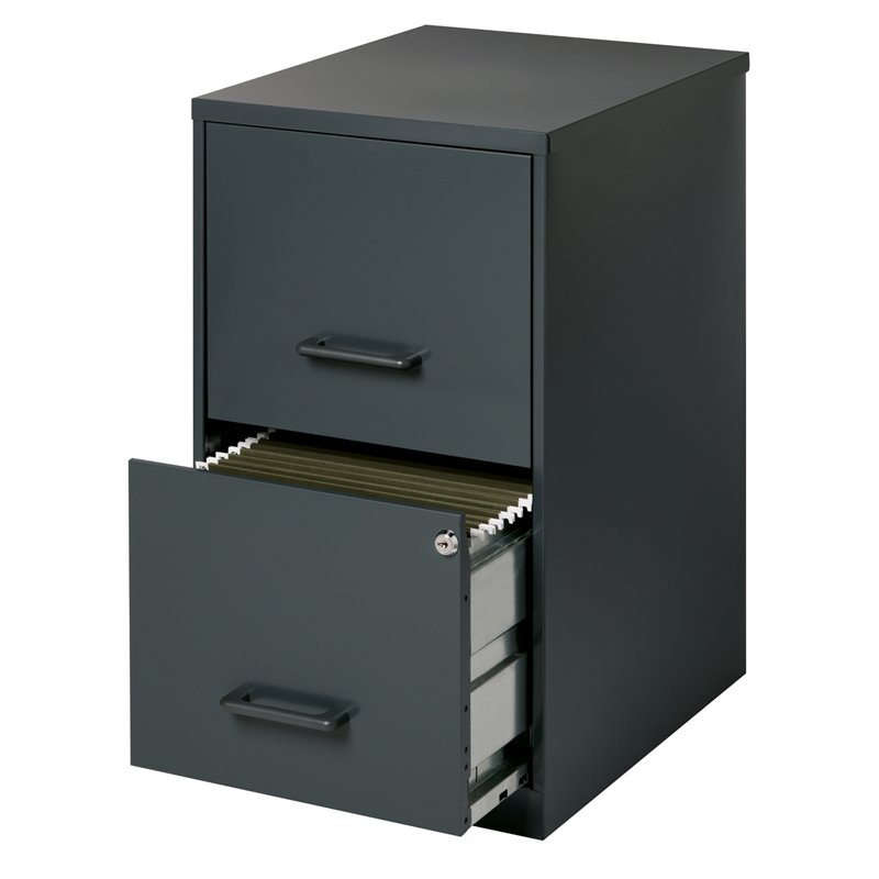 2 Piece Value Pack 4 Drawer in Putty and Black 2 Drawer Filing Cabinet - image 3 of 3