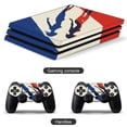 thumbnail image 2 of Decal Skin for PS4 Slim / PS4 Pro / PS4, Whole Body Vinyl Sticker Cover for Playstation 4 Console and Controller (France Fitness), 2 of 5