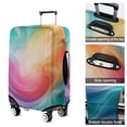 thumbnail image 5 of Rainbow Tie Dye Swirl Pattern Luggage Cover Fashion Suitcase Cover Baggage Covers Fit 25-28 Inch Luggage (Go Travel), 5 of 5