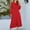 Red, variant on Gspmoly Women Dresses, Fall and Winter New Slim Temperament Dress Collar Sleeve Pleated Skirt Wedding Dresses for Women Deals of The Day