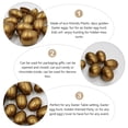 thumbnail image 2 of SHISUYAN 6pcs Plastic Empty Children's Egg Playthings (Golden), 2 of 9