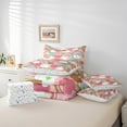 thumbnail image 6 of Feelyou Dreamy Pink Rainbow Bedding Comforter Set 7pcs for Child, Kawaii Stars Love Heart Queen Bedding Sets, Fairy Tale Style Reversible Queen Sheet Sets, Ultra Soft Bedroom Decor, 6 of 8