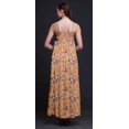 thumbnail image 2 of Bimba Robe Longue Décontractée en Rayonne Florale pour Femmes Bretelles Spaghetti Maxi Robe d'Été-TG, 2 of 4