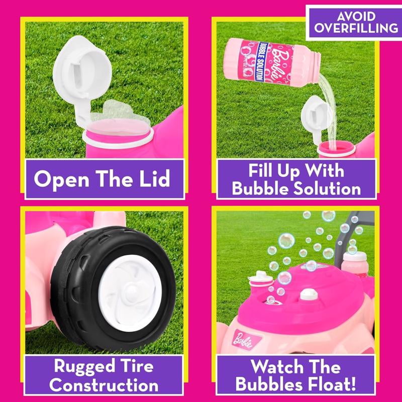 BARBIE BUBBLE N GO MOWER(Pack of 1)