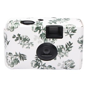 1 Set Cartoon Disposable Camera with 17 Sheets Film Portable Single Use Once Pictures Taking Fool Optical Cameras