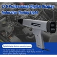 thumbnail image 3 of 12V Professional Digital Display Inductive Timing Light Car Motorcycle Petrol Engine Ignition Timing Strobe Lamp Detector, 3 of 5