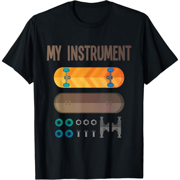 Exquisite and comfortable-My Instrument Fingerboard Skateboard T-Shirt