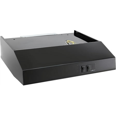 RV Range Hood with Fan and Light | 20'' | 12V | Black