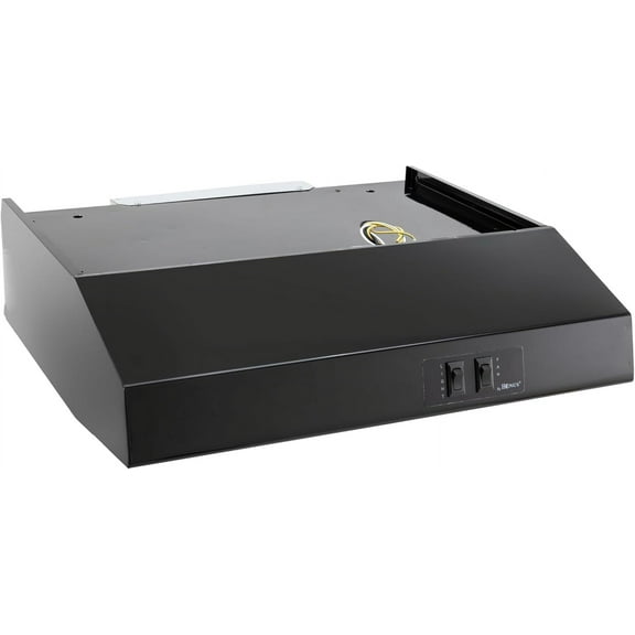 RV Range Hood with Fan and Light | 20'' | 12V | Black