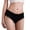 Black, variant on Valentines Underwear Women Women Solid Color Low Waist Lace Bow Briefs Woman Underwear XL
