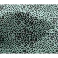 thumbnail image 4 of oneOone Viscose Chiffon Aquamarine Fabric Leopard Animal Skin Sewing Material Print Fabric By The Yard 42 Inch Wide, 4 of 4