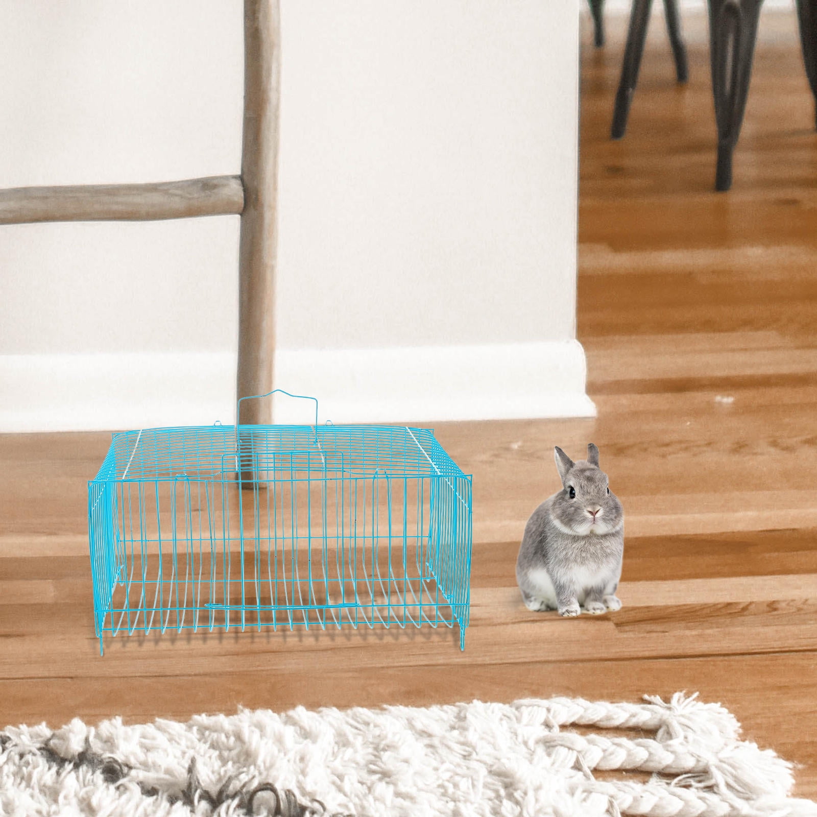 Luxshiny Parrot Cage with Wire Construction for Outdoor Travel and Comfortable Bird Movement