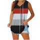 thumbnail image 2 of mfyjkho Camisetas Sin Mangas De Talla Grande, Blusa Informal Holgada Con Cuello En V Y Estampado Para Mujer Tops Casuales Para Mujer Xxl, 2 of 6