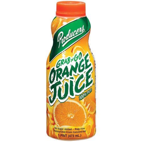 Producers Grab 'N Go Orange Juice, 16 oz