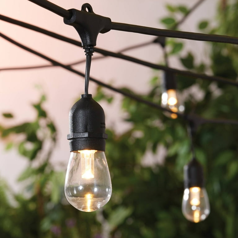 Better Homes & Gardens 22ft Outdoor LED Cafe String Lights Better Homes & Gardens 22ft Outdoor LED Cafe String Lights