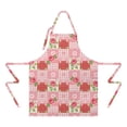 thumbnail image 2 of Pioneer Flower Floral Print Pattern Apron for Women and Men, Cotton Linen Waterproof with Pockets, Adjustable, 33x27 Inch for Kitchen, Gardening, BBQ, Salon, 2 of 6