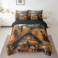 thumbnail image 2 of Erosebridal Rustic Deer Bedding Sets Twin Size, Reindeer Elk Comforter Sets with Sheets, Farmhouse Reversible Bed Set, Super Cozy Room Decorative, 7 Pieces, 2 of 4