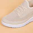thumbnail image 3 of GiLiling Women's Wedge Sneakers Breathable Mesh Lace Up Non Slip Lightweight Casual Athletic Shoes for Walking Travel, 3 of 4
