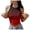 Red, variant on Tank Tops for Women Camisole Gradient Racerback Crew Neck Summer Casual Basic Slim Fit Top Shirt Clothes