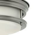 thumbnail image 4 of 2 Light Medium Flush Mount in Traditional-Transitional-Coastal Style 12 inches Wide By 4.75 inches High-Oil Rubbed Bronze Finish-Etched Opal Glass, 4 of 10