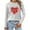 White 04, variant on Womens Valentines Day Sweatshirt Love Heart Long Sleeve Pullover Tops Casual Round Neck Loose Fall Shirts (White S)