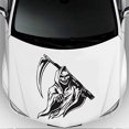 thumbnail image 4 of Grim Reaper Scythe Car Sticker Universal Adhesive Car Sticker Car Decorative Sticker, 4 of 4