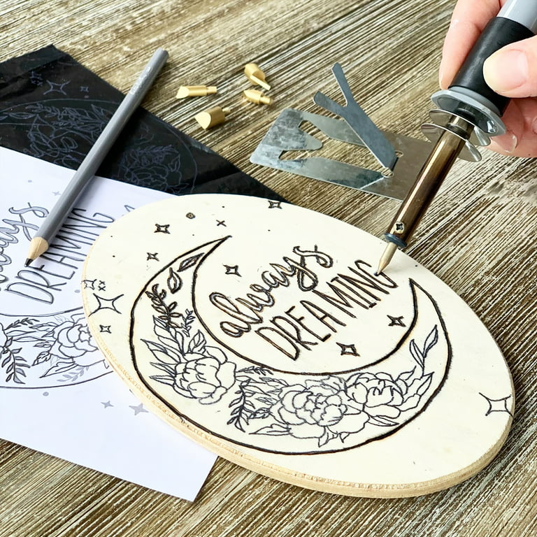 Ausyst Stationary 3PC Pen Wood Burning Pen Set For DIY Wood  Painting,Suitable For Artists And Beginners In DIY Wood Projects Holiday  Decoration Clearance 