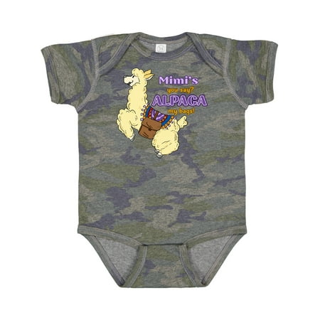 

Inktastic Cute Jumping Alpaca Mimi s You Say ALPACA My Bags Gift Baby Boy or Baby Girl Bodysuit