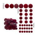 thumbnail image 3 of Kbndieu Red Velvet Christmas Ornaments for Christmas Tree Decorations, 36PCS Flocked Christmas Balls Shatterproof Christmas Tree Ornaments Set for Indoor Holiday Christmas Decor, 3 of 6
