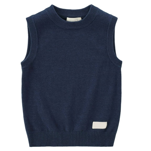 yocbz Kids Girls Knit Cardigan Button Down Childrens Soft and Comfortable Knitted Thin Vest Boys and Girls Sweaters Blue,9-10 Years