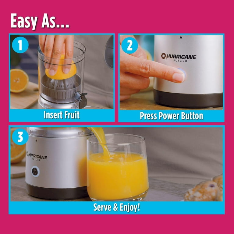 Ontel Hurricane Cordless Electric Juicer - Powerful 500 RPM
