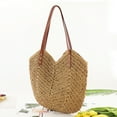thumbnail image 3 of Straw Bags for Women - Summer Beach Woven Tote Hobo Handbag Casual Straw Shoulder Bags for Travel Vacation, 3 of 10