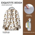 thumbnail image 3 of Big Eyes Owl Pattern Student’s Backpack Wear-Resistant, Waterproof, Adjustable Strap School Bag with Breathable Padding, Multifunctional for Sports, Camping, Travel, and Daily Use, 3 of 6