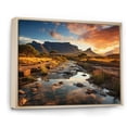 thumbnail image 2 of Designart "South African Beauty Table Mountain II" Landscapes Floater Framed Canvas Wall Art, 2 of 7